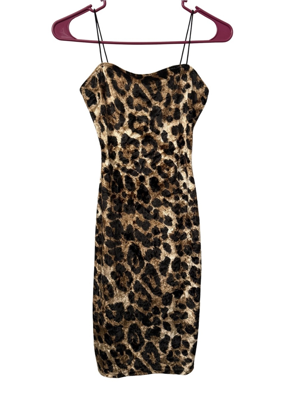 Windsor - Leopard-Print Mini Slip Dress in Brown and Black